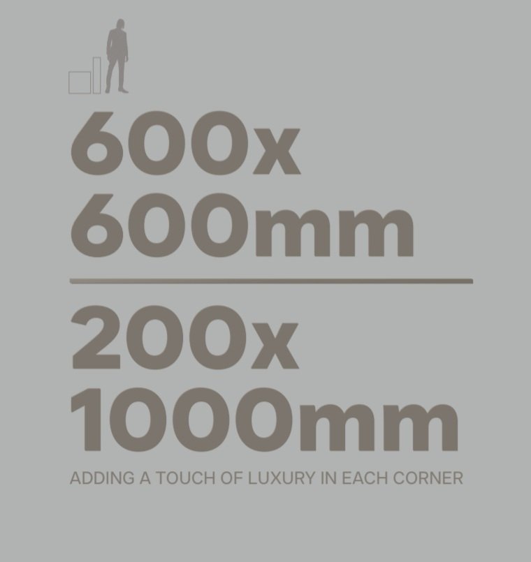 60X60CM | 20X100CM