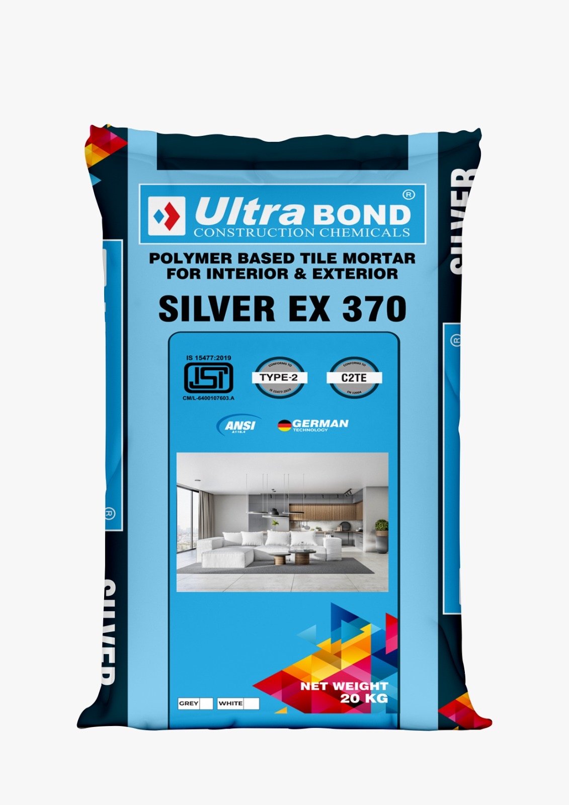 ULTRA BOND SILVER EX-370 Polymer Modified Tile Adhesive